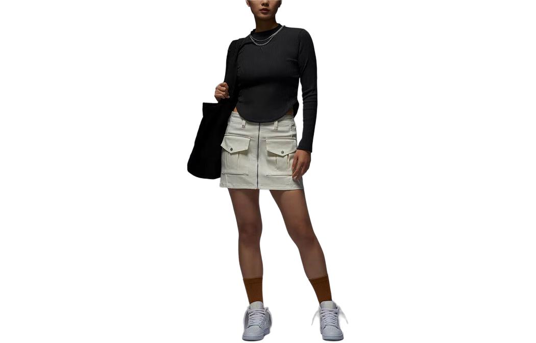 Nike SS24 Casual Short Skirts Women s Ecru FN5699-133 L