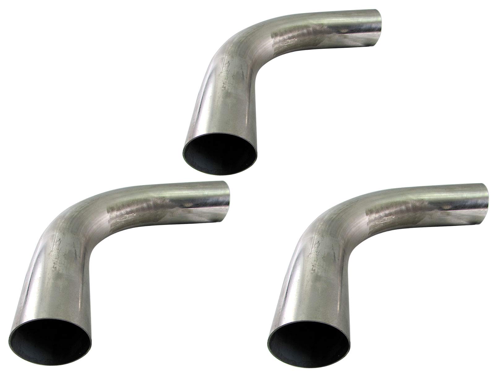 

BRIGHTZ Diameter Stainless Steel Bent Set 60.5mm 90° Pipe, 1.2mm Thick, 3-Piece [CUR-PIPE-005-3PC] 60.5mm Diameter, 90°