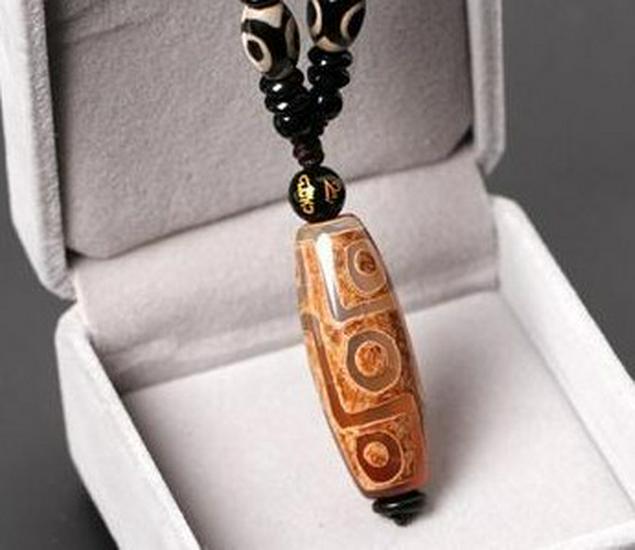 Vielseitige ethnische Stil Neun-Augen, Drei-Augen & Sechs-Augen Dzi-Perlen Schlüsselbein-Halskette für Männer & Frauen - Frühling/Sommer Kollektion