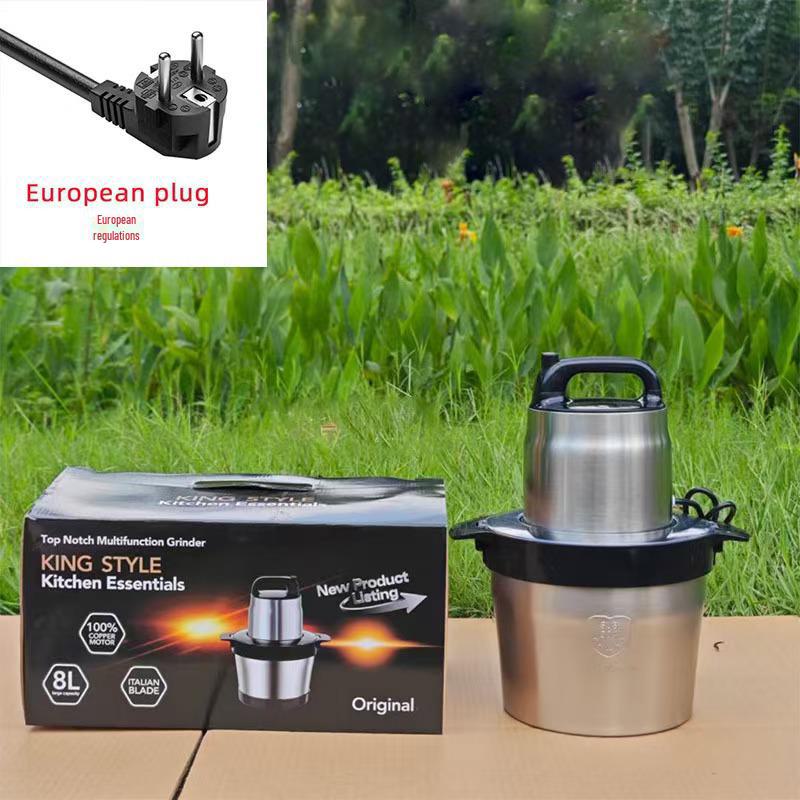 Fufumachine 110V 6L Meat Grinder & Multi-Function Electric Mixer for Chopping and Cooking