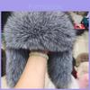 Winter Faux Fur Hat For Adults With Thick Warm Thatch Material For Cold Weather Wear