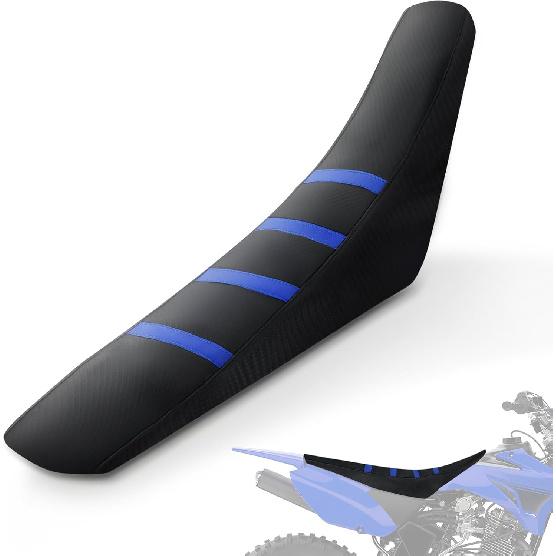 Sitzbezug für Dirtbike TTR 125 TTR 125 2000-2025 Motorrad Dirt Pit Bike Blau/PVC Verschleißfest Rutschfest/Griffig Weich