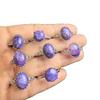 Eleganter Unisex Ring aus lila Drachenader-Achat mit einzigartigem Drachenmuster