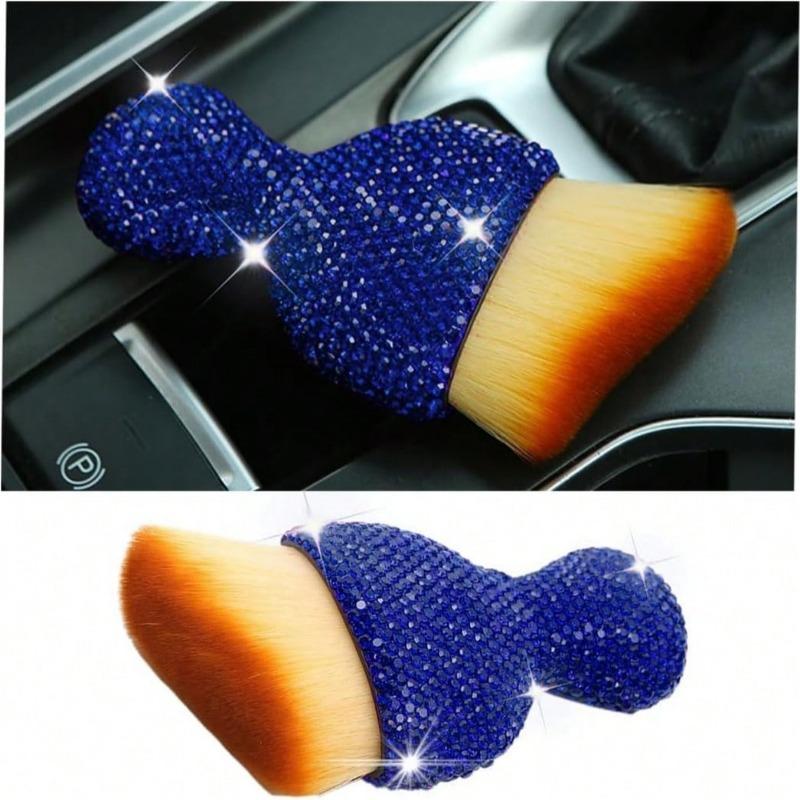 Car Interior Detailing Brush, Auto Interior Soft Hair Removal Brush,Car Cleaning Brush Interior Soft Bristles Detailing Brush Dusting Tool For Car