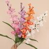 Real Touch Artificial Gladioluses Branch 12 Heads Fake Larkspur Flowers  Garden Decor
