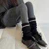 Vintage Chain Twist Striped Pattern Cotton Tights for Women Breathable Leggings Spring Fall Opaque Pantyhose Stockings