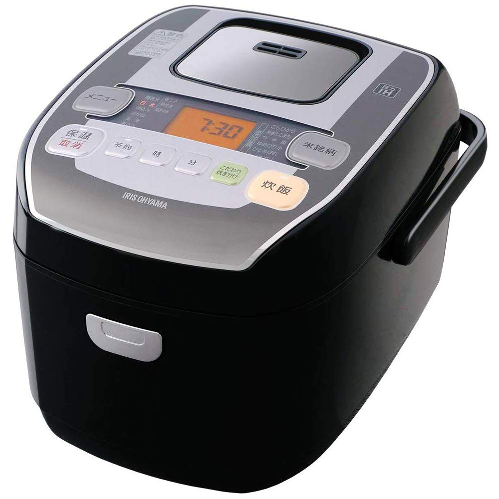 IRIS OHYAMA Pressure IH Rice Pressure IH Cooks 31 Different Types of Extra Thick High Brown Cooker, 5.5-cup Capacity, Type, Rice, Pot, Heat, Rice,