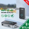 Upgraded Bluetooth 5.4 Car AUX Audio Adapter HiFi Stereo Music Wireless Receiver Transmitter 3.5MM With Mic Calling For Car Kit