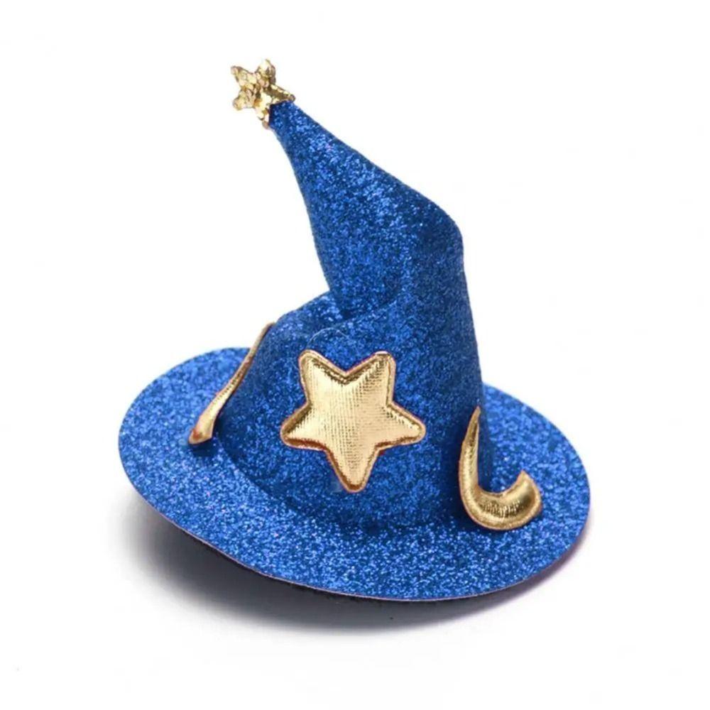 Head Accessories Women Hairpins Wizard Hat Party Supplies Halloween Witch Hat Costume Prop Wizardry Hat Headwear