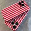 Fashion Pink Striped Phone Case for Oppo Realme C75 C63 C65 C67 C53 C55 C35 C33 C20 C21Y C30S 9 9i 8 8i Pro Plus 4G 5G Hard PC