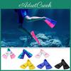 Schwimmende Schwimmtrainings-Kurzflossen Flossen Für Kinder und Erwachsene Gummi-Poolflossen Zum Schwimmen Tauchen 1 Paar