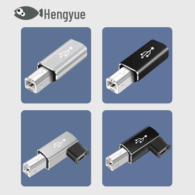 

Адаптер USB-C Female to USB-B Male MIDI для подключения электропианино Silver Straight