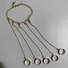 Jewelry Selling Personality Disco Dancing Chain Combination Ring 5 Ring Connection