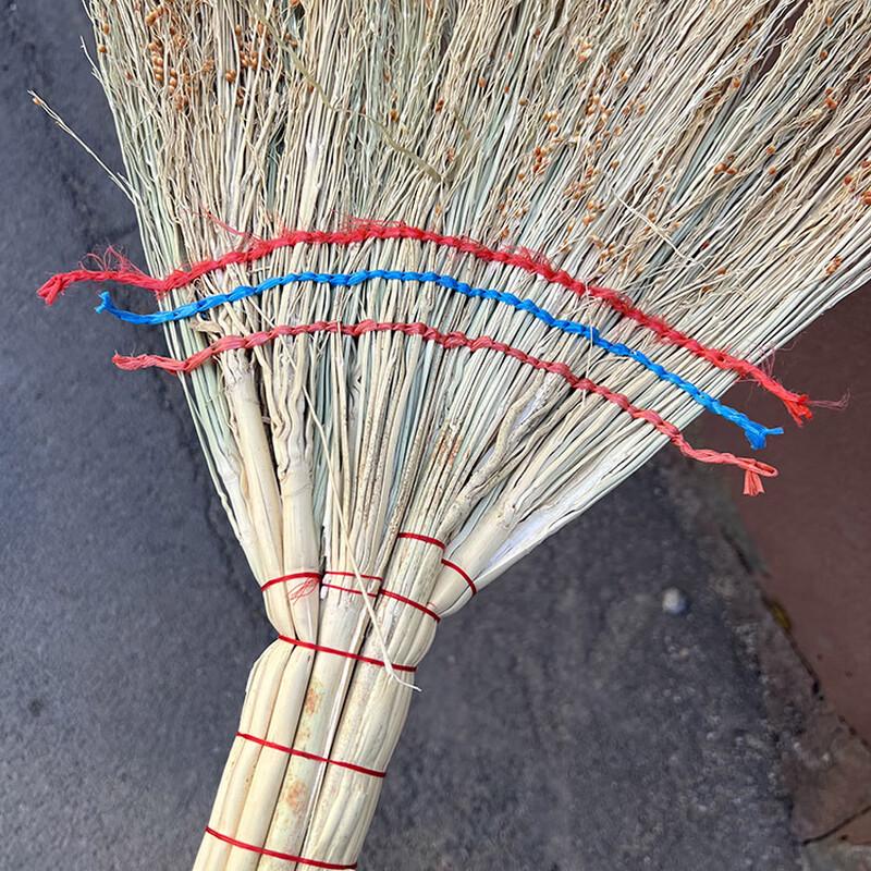 Natural Sorghum Bristle Broom