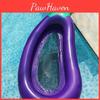 Purple Eco-friendly Pvc Inflatable Eggplant Floating Mat With Net Lounger For Swimming Pool