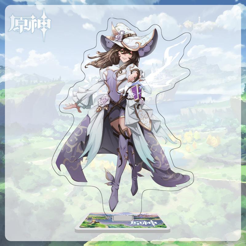 16cm Height Acrylic Large Stand-up Display Featuring Characters From Mondstadt and Liyue In Genshin