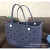 Borse estive carine con buchi Borsa a spalla in EVA Borsa da spiaggia mini in gelatina DIY Borsa a tote