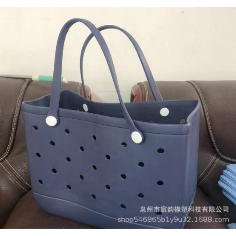 Borse estive carine con buchi Borsa a spalla in EVA Borsa da spiaggia mini in gelatina DIY Borsa a tote
