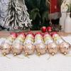 6pcs 6cm Star Christmas Balls Set Colorful Xmas Tree Pendants  Home New Year Gift