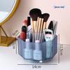 Rotating Makeup Brush and Cosmetics Organizer for Desktop or Dressing Table