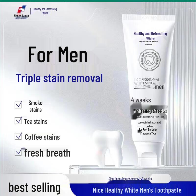 Nice Men's Whitening Toothpaste Twin Pack