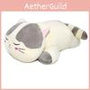 Adorable Soft Animal Cartoon Pillow Cushion With Cute Fat Cat Plush Design