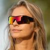 4PCS New Fashion Colorful Sports Sunglasses - One-Piece Wraparound Lens UV400 for Running Cycling Outdoor 7