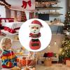 Solar Santa Claus Shaking Toy Car Dashboard Dancing Figure Toy Brown Creative Car Bobbleheads Decorative Ornament