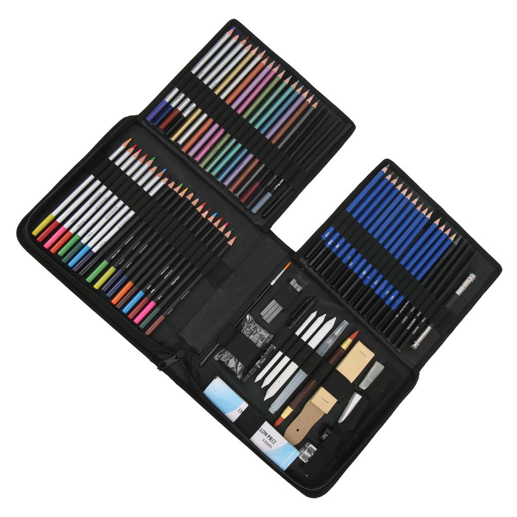 Sketch Pencil Drawing Set with Sketching Tool Professional Painting Art Supplies