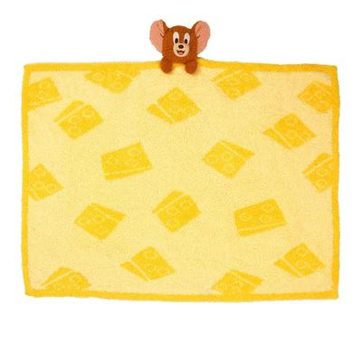 Marushin Tom Jerry Mascot Mitt Winter 4105085200 & Blanket, Roll-Up Gray, Cute, Fluffy, Fabric, Stylish, Item,