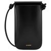 Jil Sander Classic Solid Color Design Napa Leather Phone Bag Regular Women bags Black J07VL00034841-001