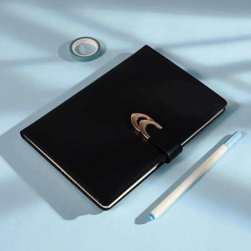 A5 PU Journal Notebook Daily Business Office Work Notebooks Notepad Diary School Supplies Accessories Korean Stationery Gift