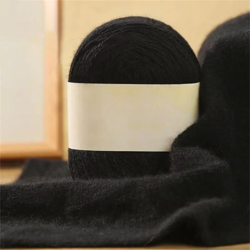 Weiches Mohair Kaschmir Wolle Strickgarn Leichtes Handstrickgarn DIY Schal Schal Häkelgarn für DIY Pullover