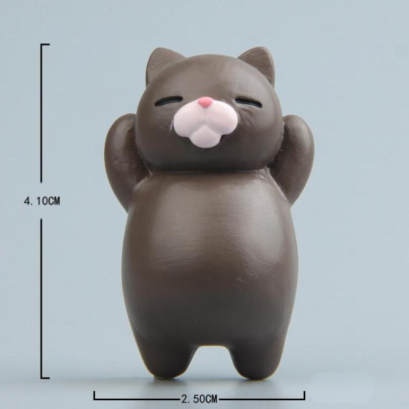 1 Мультяшный кот Креативный 3D Магнит на холодильник, Декоративный магнит на холодильник, Украшение для кухни и дома