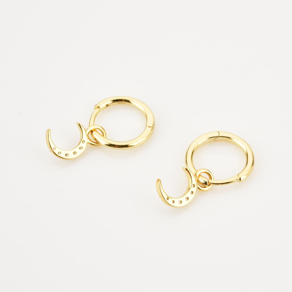S925 Sterling Silver Star and Moon Detachable Dangle Earrings - Exquisite Hot-Selling 2022 Design