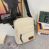 Summer senior commuting mobile phone crossbody small bag women's new simple canvas couple small square bag
