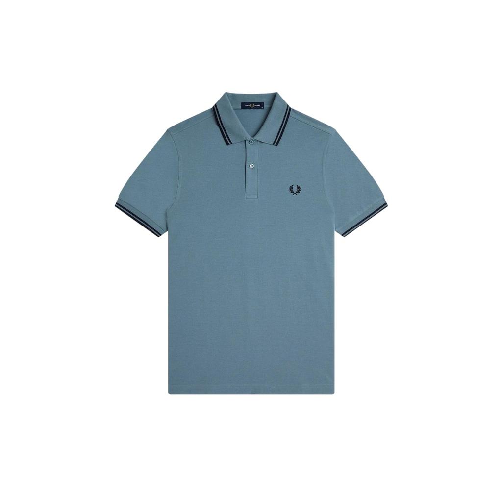 Fred Perry Mens Twin Tip Polo Shirt