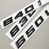 NEW 3D ABS Car Letters Logo 630i 640i 650i Sticekr Rear Trunk Badge Emblem Decal For BMW 630i 640i 650i F12 F13 F06 Tail Marking