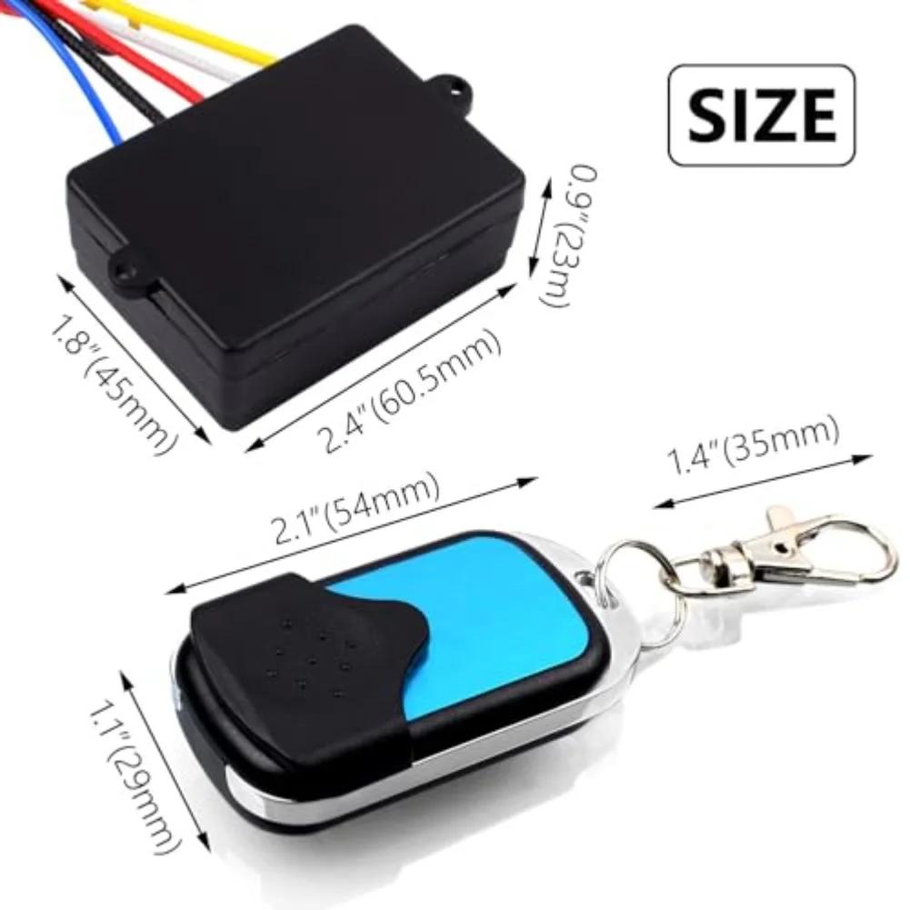 12V 24V Wireless Winch Remote Control Switch Kit Handset Switch Controller With Receiver Winch For Truck For Jeeps ATV/SUV