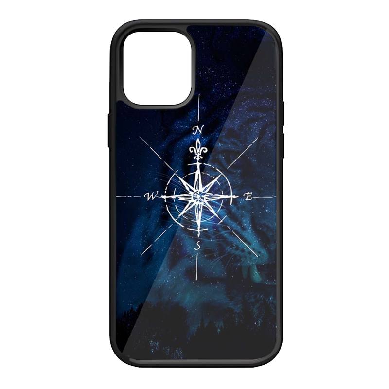 Compass Phone Case For Samsung S7 S8 S9 S10 S20 S30 Edge Plus Note 7 5 8 9 10 20 Pro Shell Silicone PC+TPU Cover