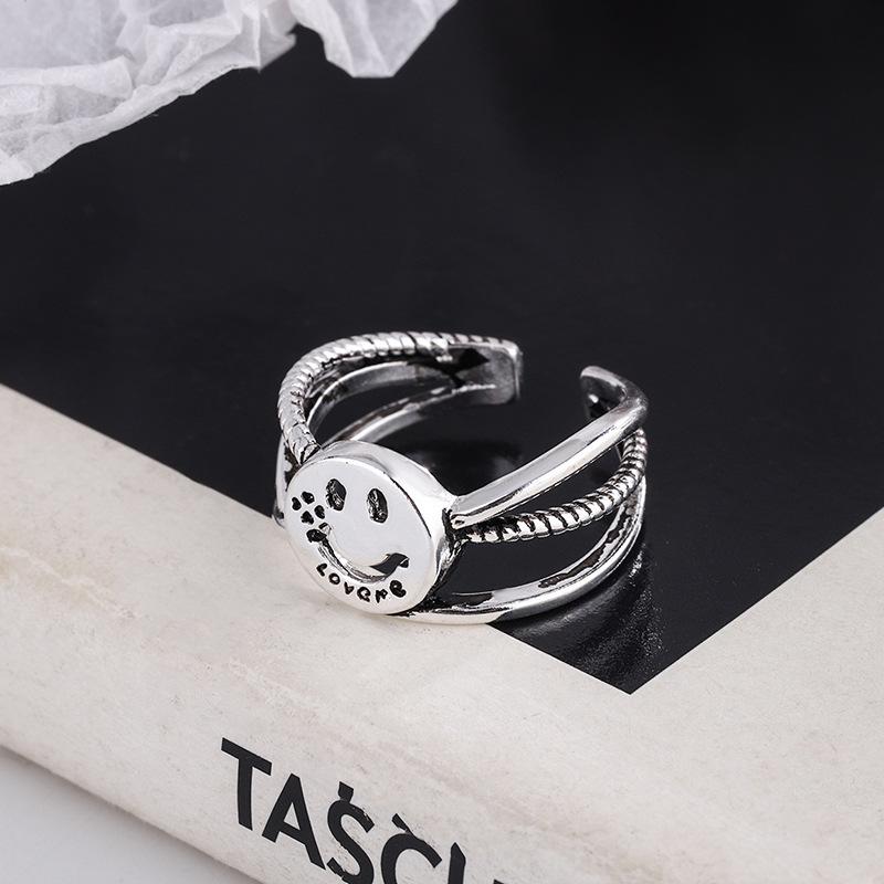 Men’s S925 Silver Index Finger Ring - Trendy Niche Style, Internet Celebrity-Inspired, Simple Yet High-End.