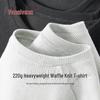 VANCL Men's Casual Heavyweight Waffle Knit Short Sleeve T-Shirt
