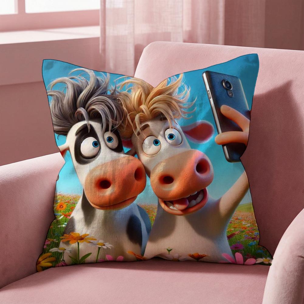 Lustiger Lamm Kissenbezug Mehrzweck-Kissenbezug für Zuhause & Auto - Wendbar, Weich & Langlebig für den täglichen Gebrauch