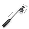 1/2 Stück 30/40/50CM Garten-Unkrautstecher 4 Zähne Manueller Unkrautstecher Manganstahl Geschmiedeter Garten-Unkrautstecher Entferner Garten-Rasen-Unkrautstecher