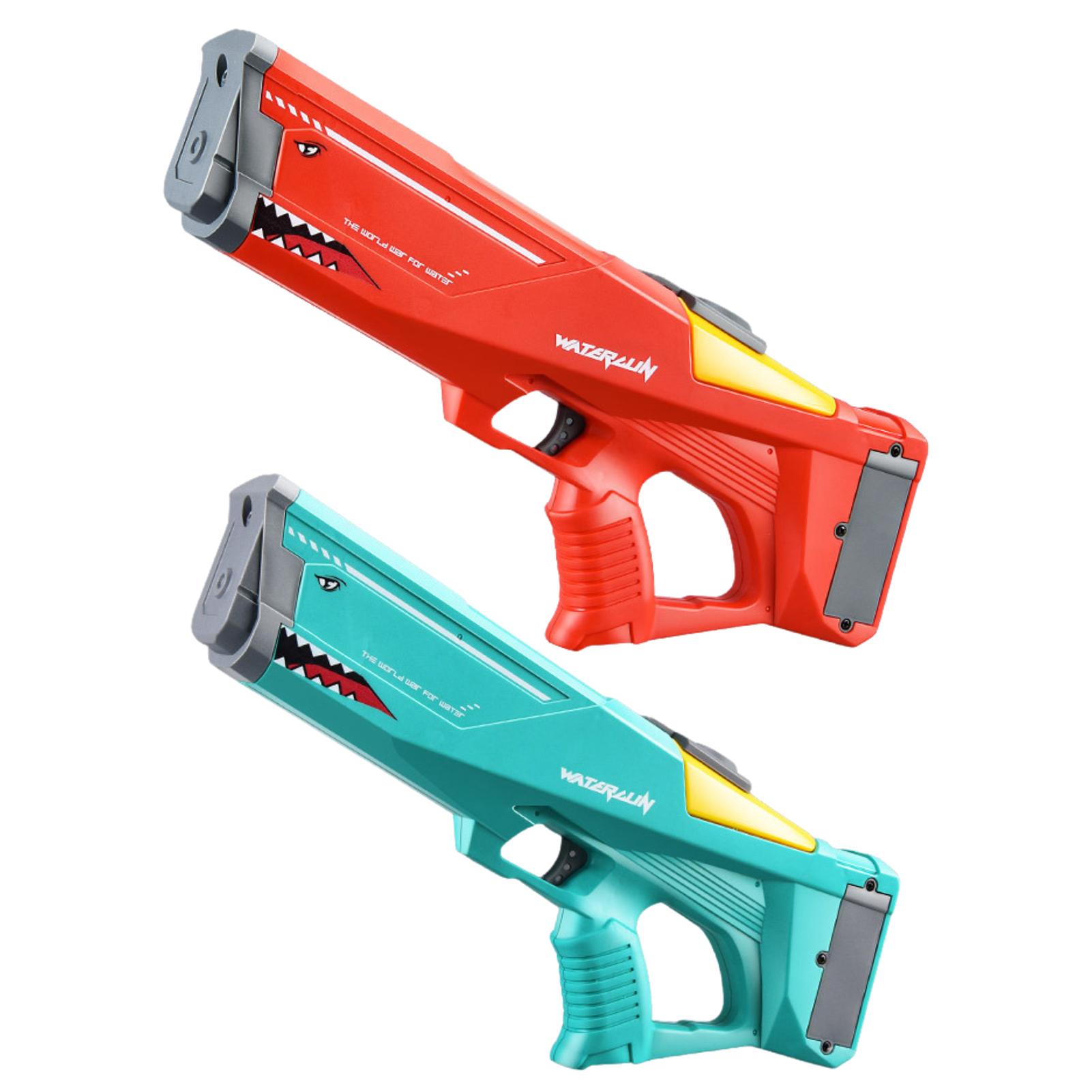 

Автоматический электрический водяной шприц в форме акулы, детские игрушки, уличный пляжный водный бой, летний бассейн, большая вместимость для детей