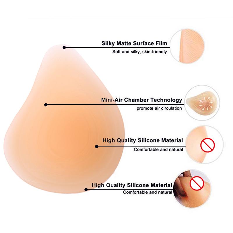 1 Stück Spiralförmige Postoperative Silikon-Prothese Künstliche Konkave Brustvergrößerungspads Prothese für Mastektomie