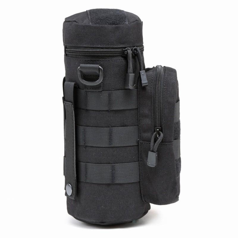 Venkovní 1000D Taška na láhev s vodou Kamuflážní Ramenní Crossbody Molle Příslušenství Závěs na opasek Vojenský Fanoušek Kryt na termohrnek