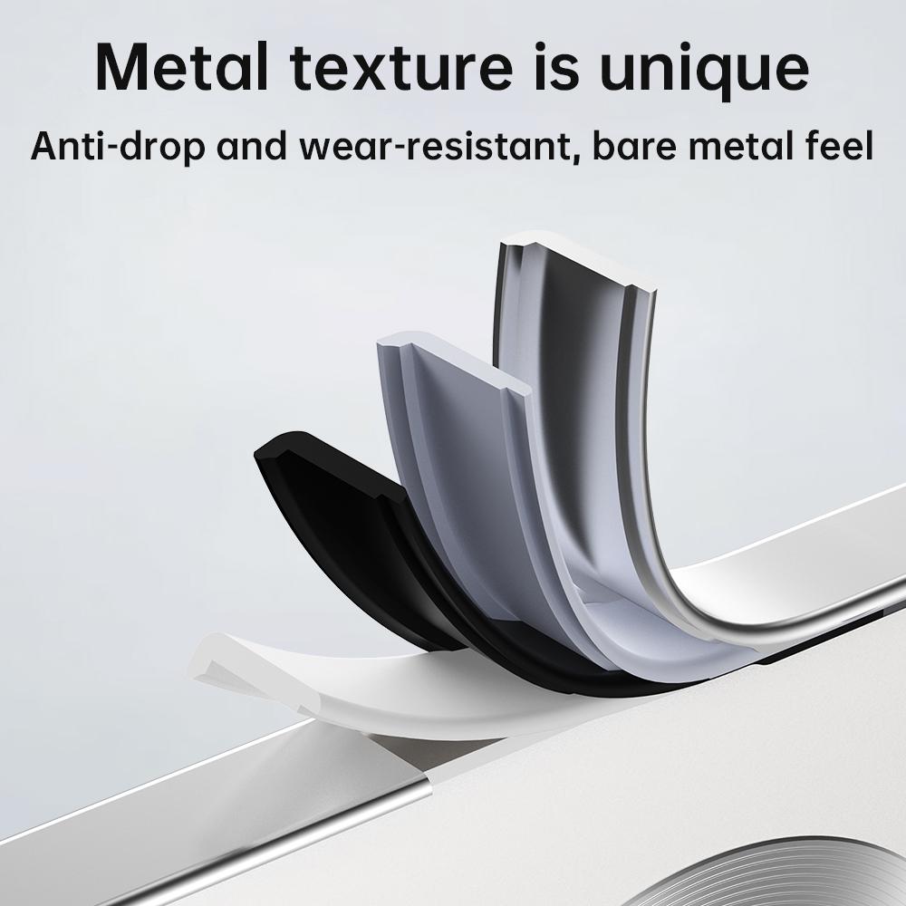 for Galaxy S25 Ultra Matte Cover, Metal Frame Slim Compatible with MagSafe Shockproof Phone Case for Samsung Galaxy S24 Ultra