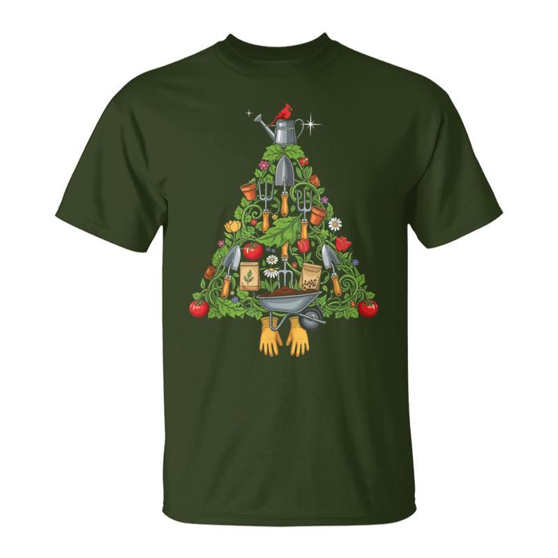 Christmas Tree For Gardeners T-Shirt
