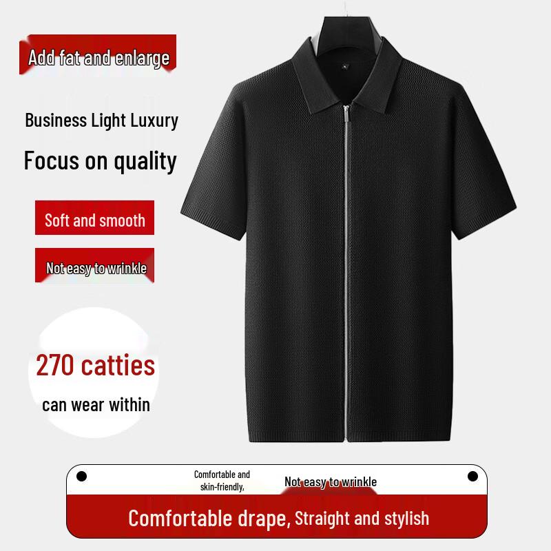 Men s Plus Size Short Sleeve Polo Shirt 3XL